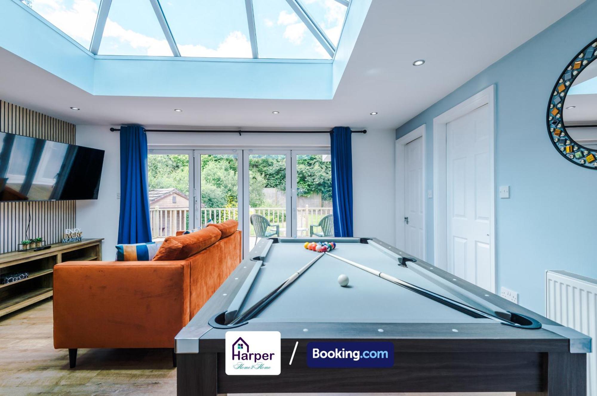Spacious Detached Bungalow By Harperletting Short Lets & Serviced Accommodation Buckely With Pool Table & Driveway Buckley Екстер'єр фото